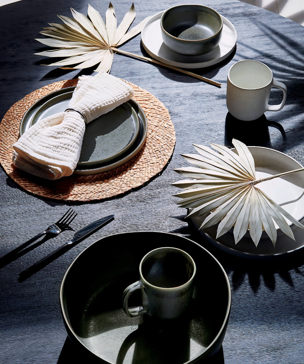 THE ONE × Drift — Grey Serving Bowl with Reactive Glaze