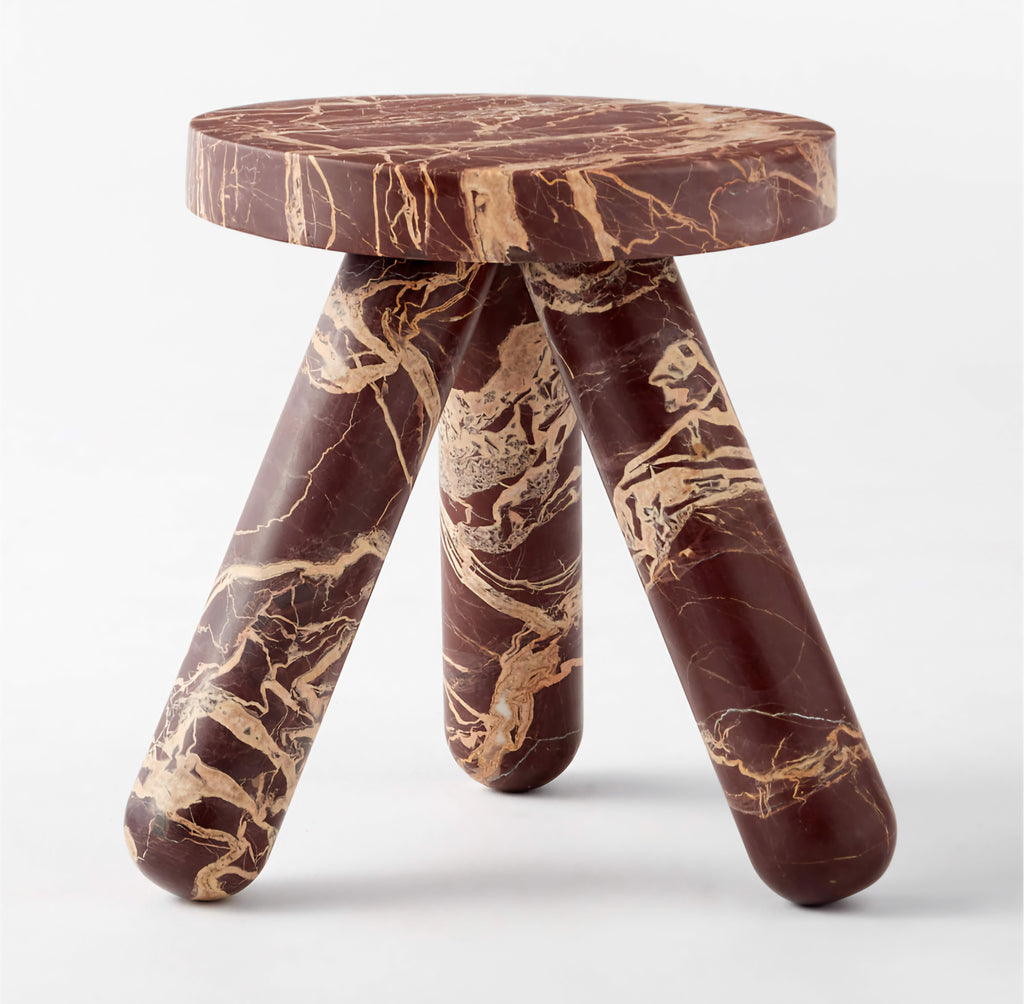 THE ONE × Jaxx — Round Marble Side Table