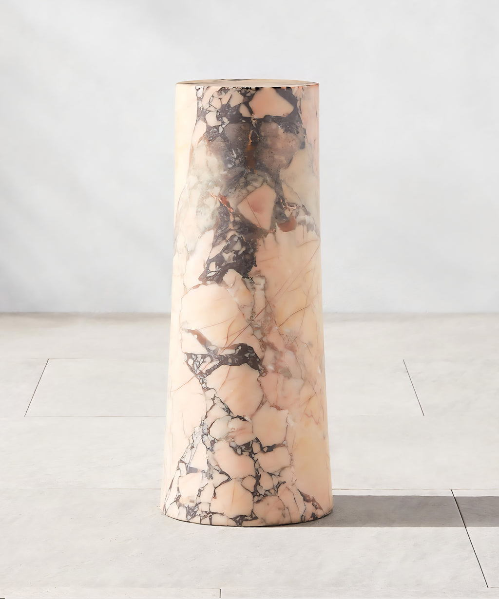 THE ONE × La Paloma — Purple Braccia Marble Side Table