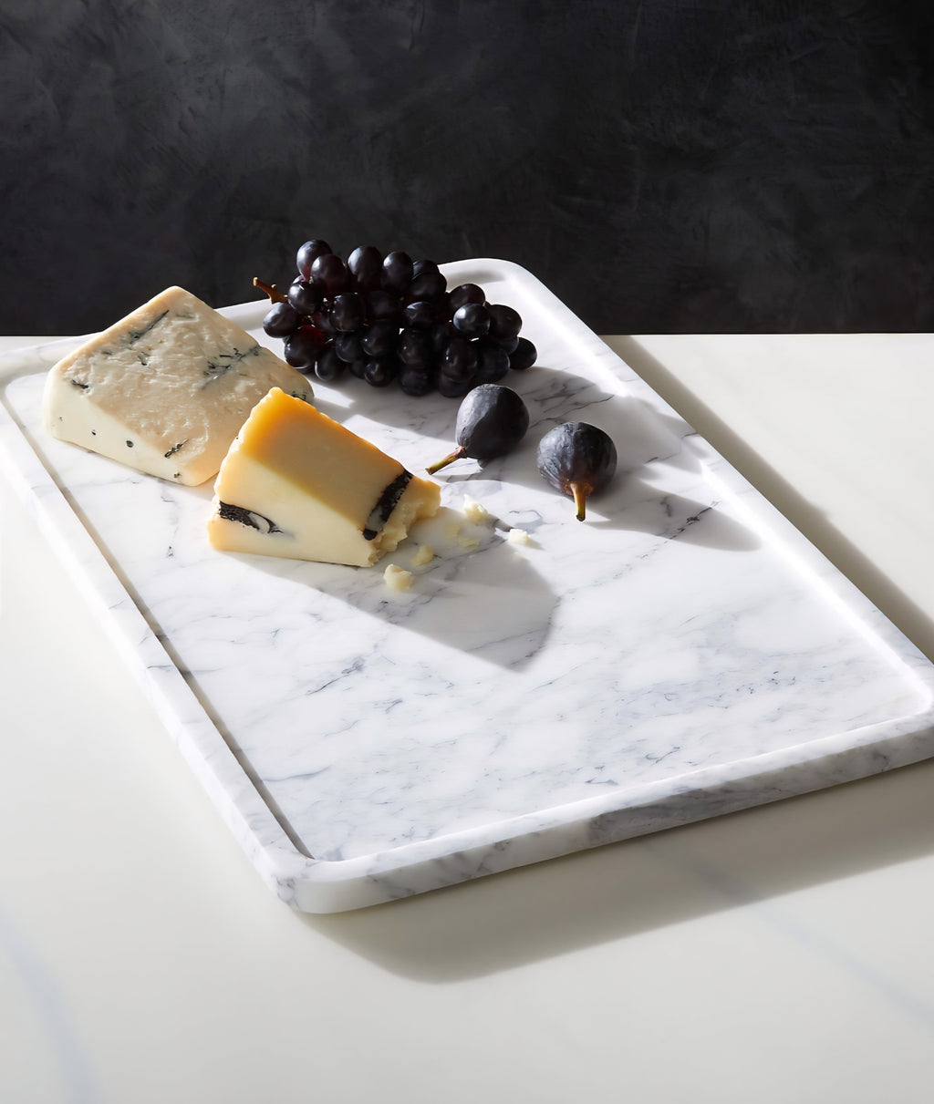 THE ONE × Marble — Rectangular Marble Serving Tray