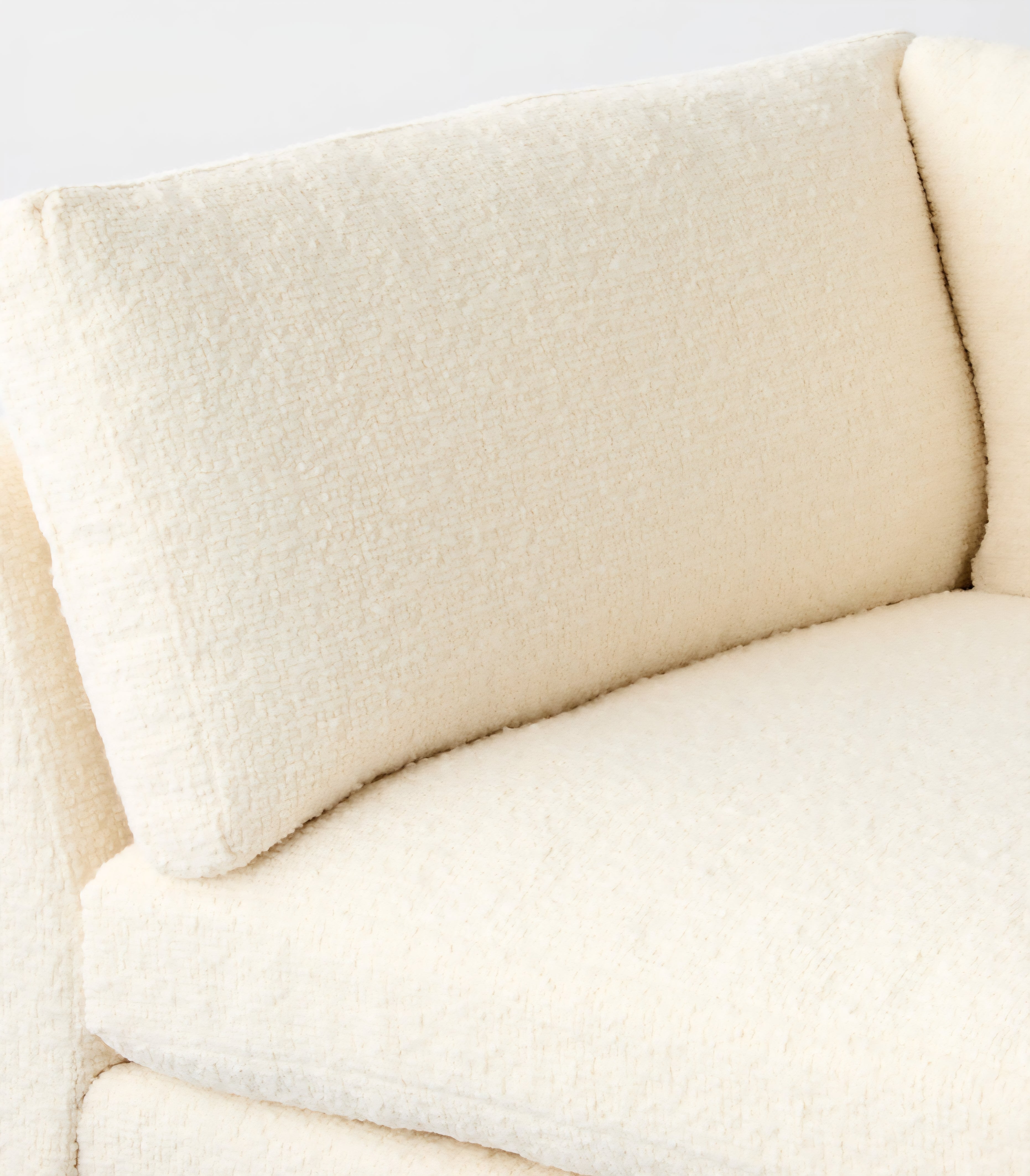 THE ONE × Stormo — Ivory Boucle Sectional Sofa