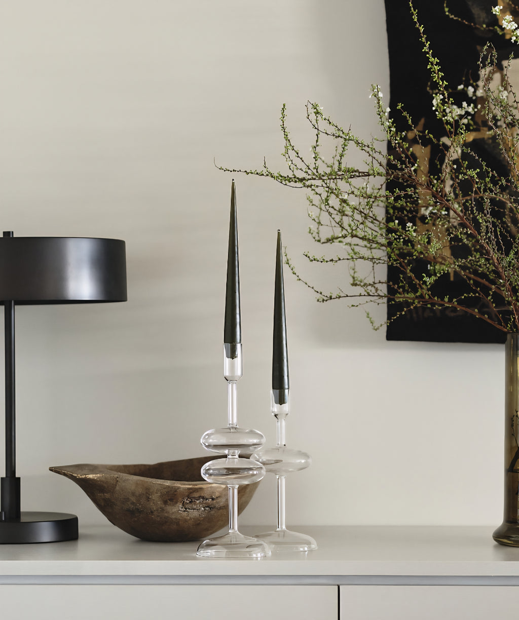THE ONE × Zain — Brass Table Lamp with USB Port