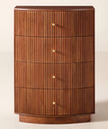 THE ONE × Cameo — Fluted Wood Tall Dresser