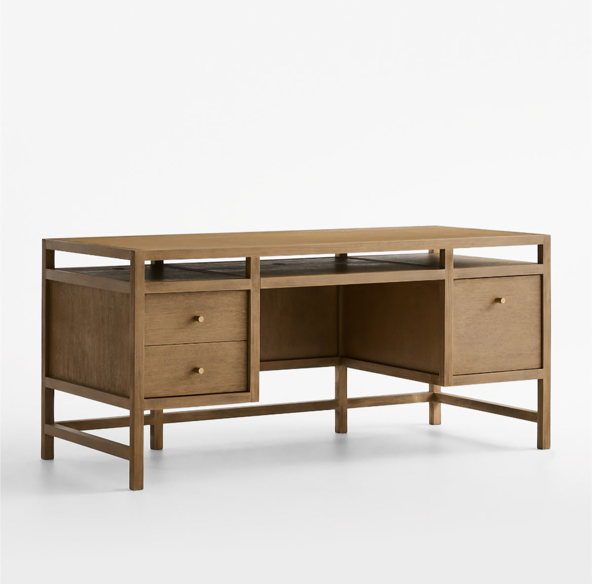 THE ONE × Raffael — Carved Wood Executive Desk