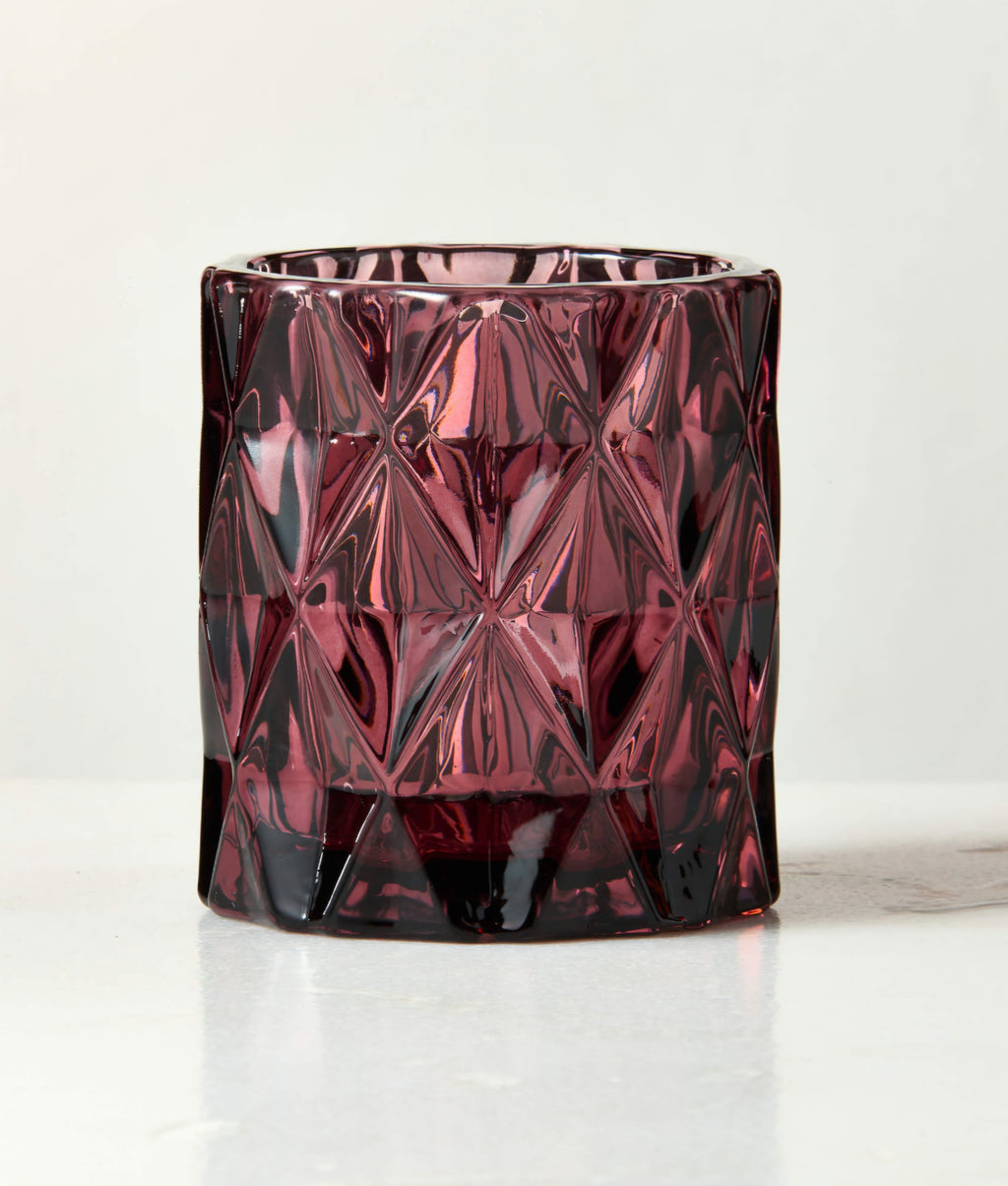 THE ONE × Betty — Smoked Glass Tealight Candle Holders (Set of 6)