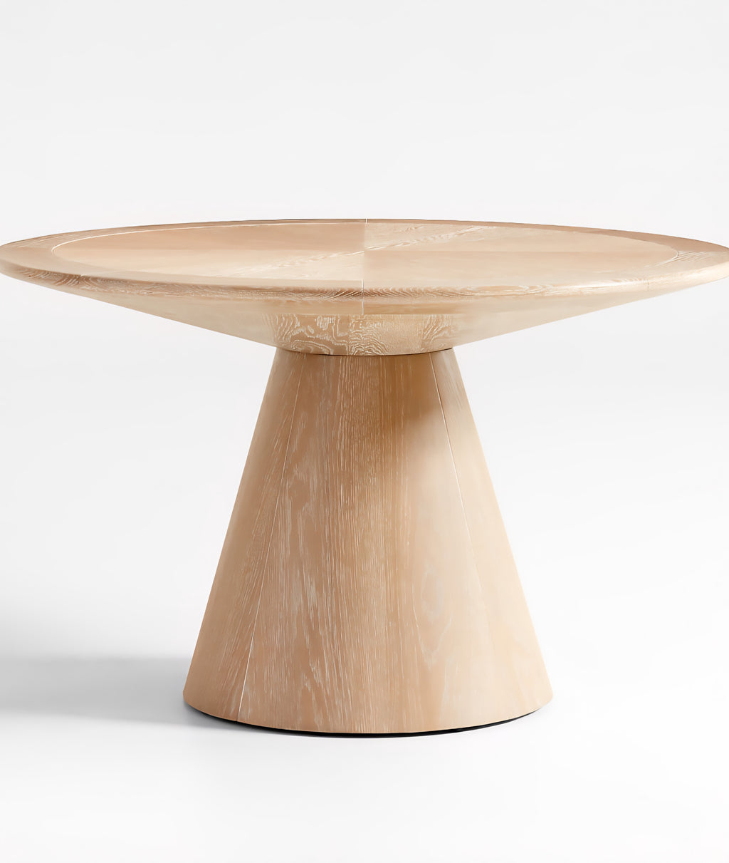 THE ONE × Pedestal — Wood Dining Table