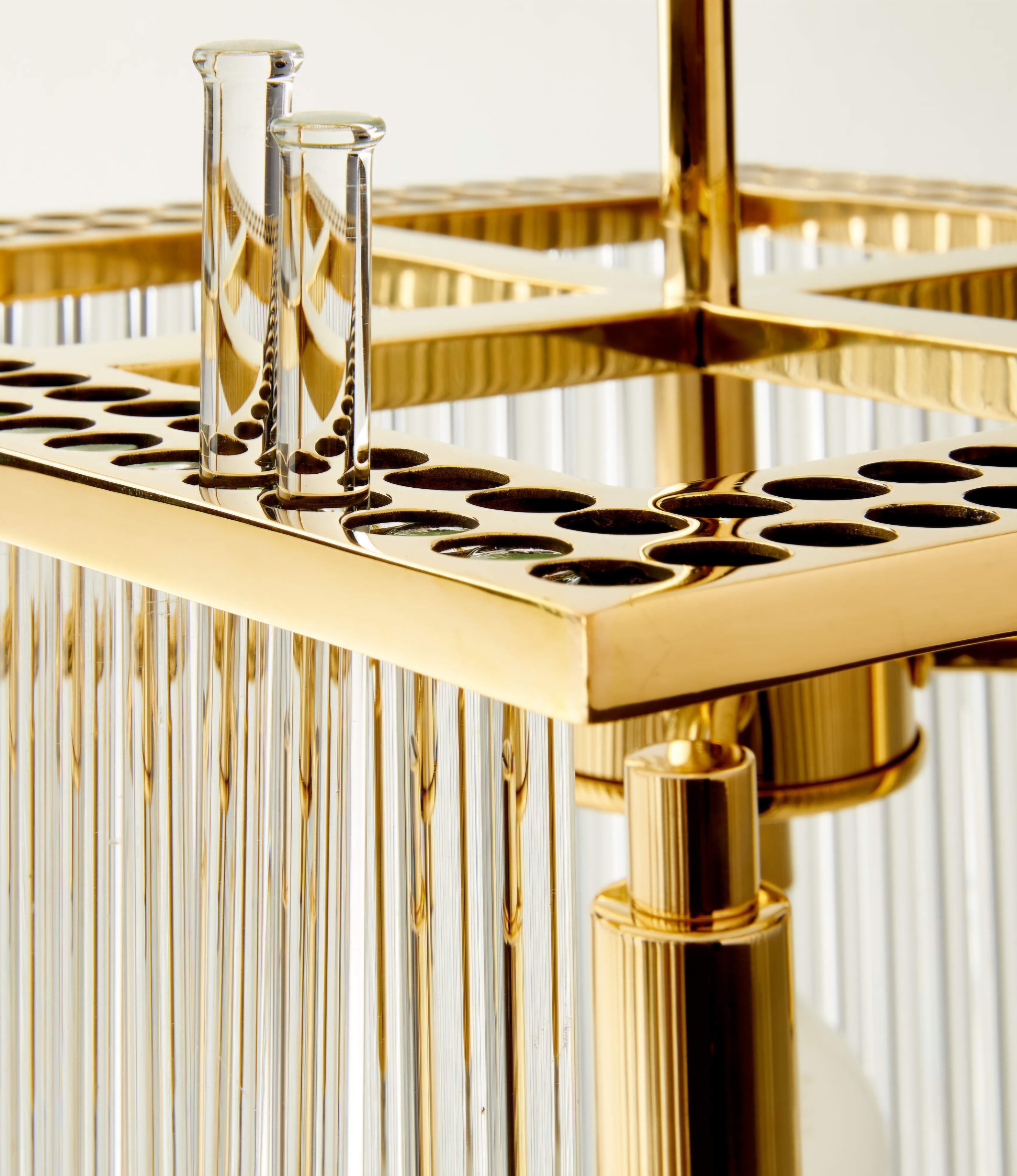 THE ONE × Stellar — 2-Tier Square Glass Pendant Light