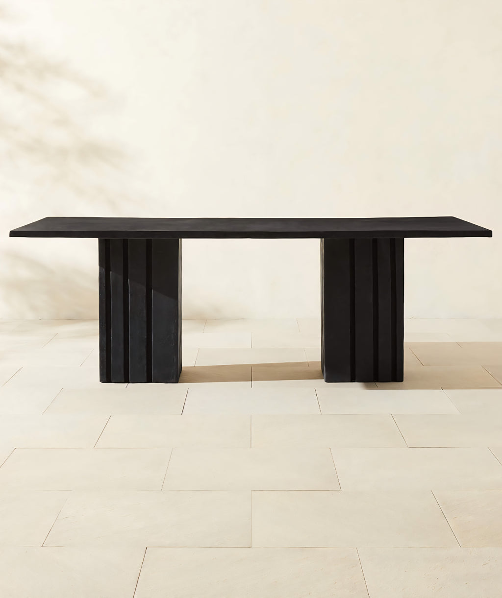 THE ONE × Black Concrete Dining Table