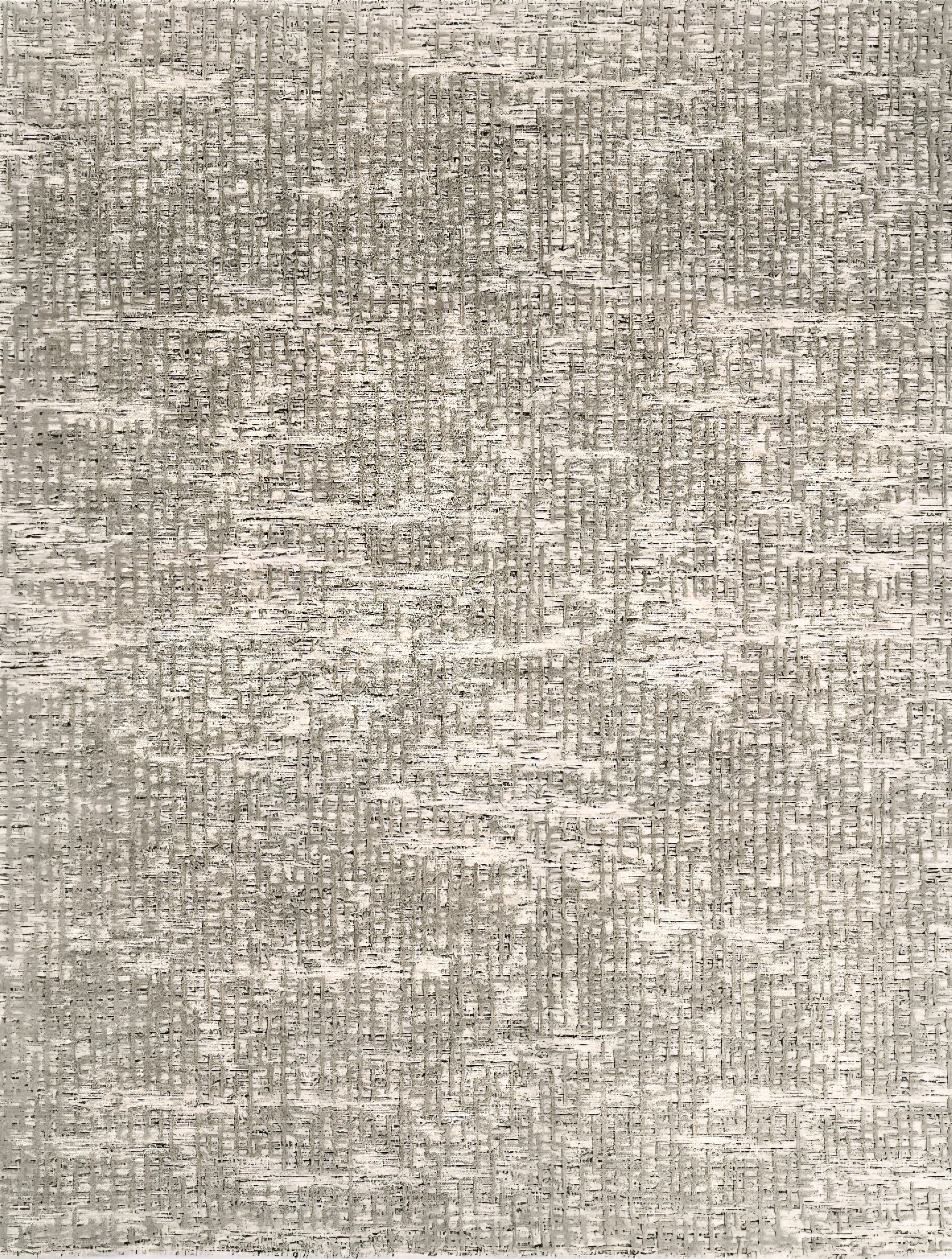 THE ONE × Montauban — Wool Blend Handwoven Grey Area Rug (12'x15')