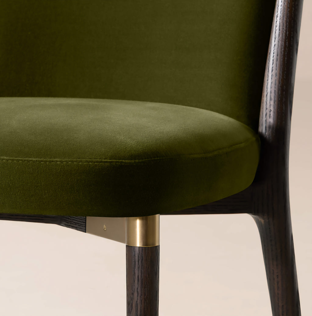 THE ONE × Norrie — Snow White Performance Fabric Armless Dining Chair