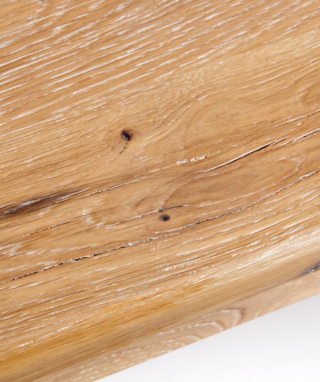 THE ONE × Terra — Natural Oak Wood Desk with Power Outlets (54")