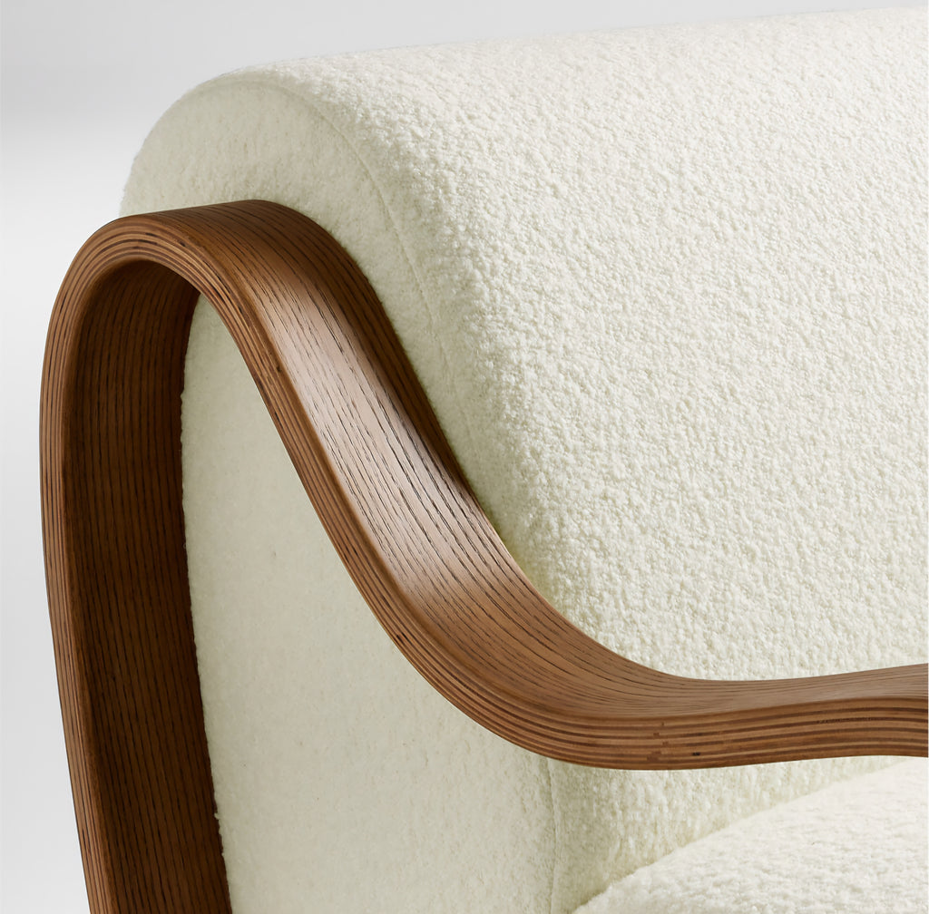 THE ONE × Bisou — Wood Accent Chair
