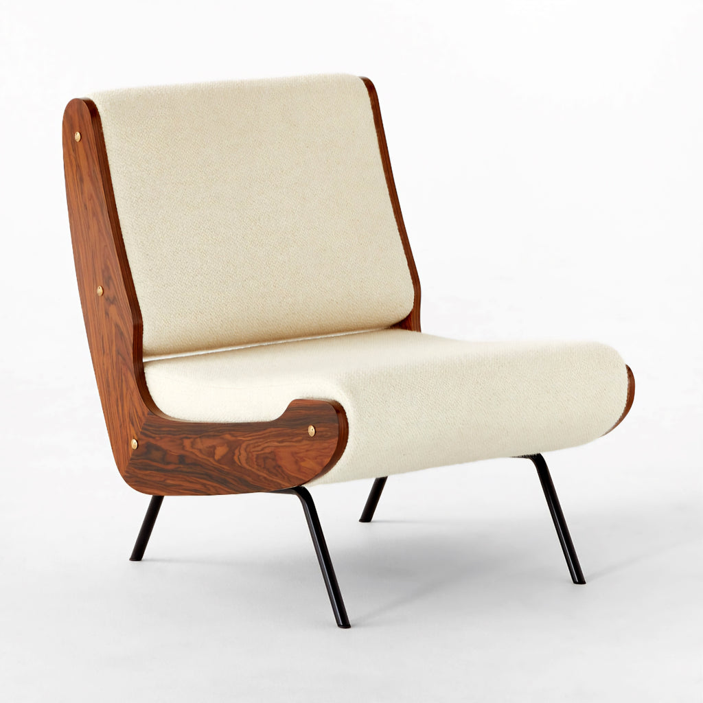 THE ONE × Meda — Ivory Wool Lounge Chair