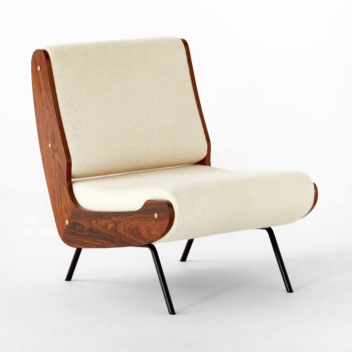 THE ONE × Meda — Ivory Wool Lounge Chair