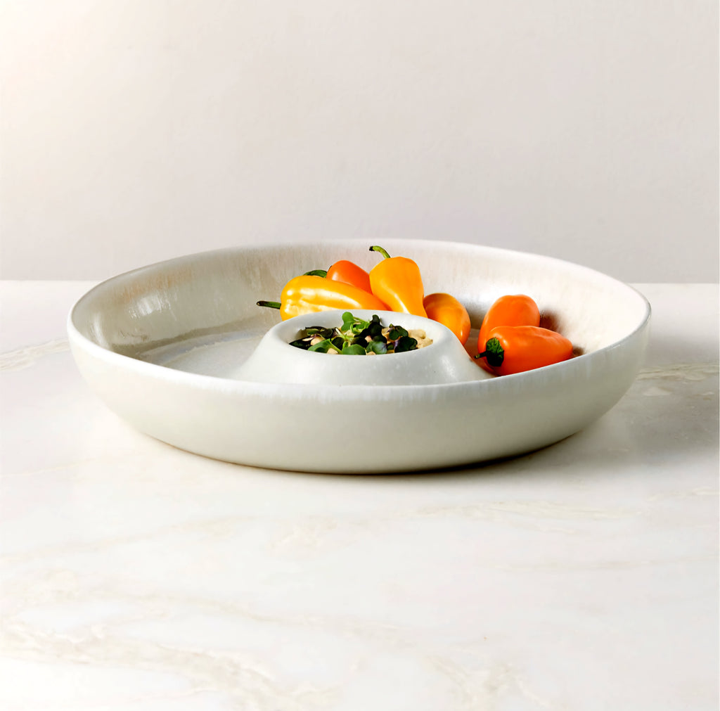 THE ONE × Drift — Ivory Chip and Dip Bowl