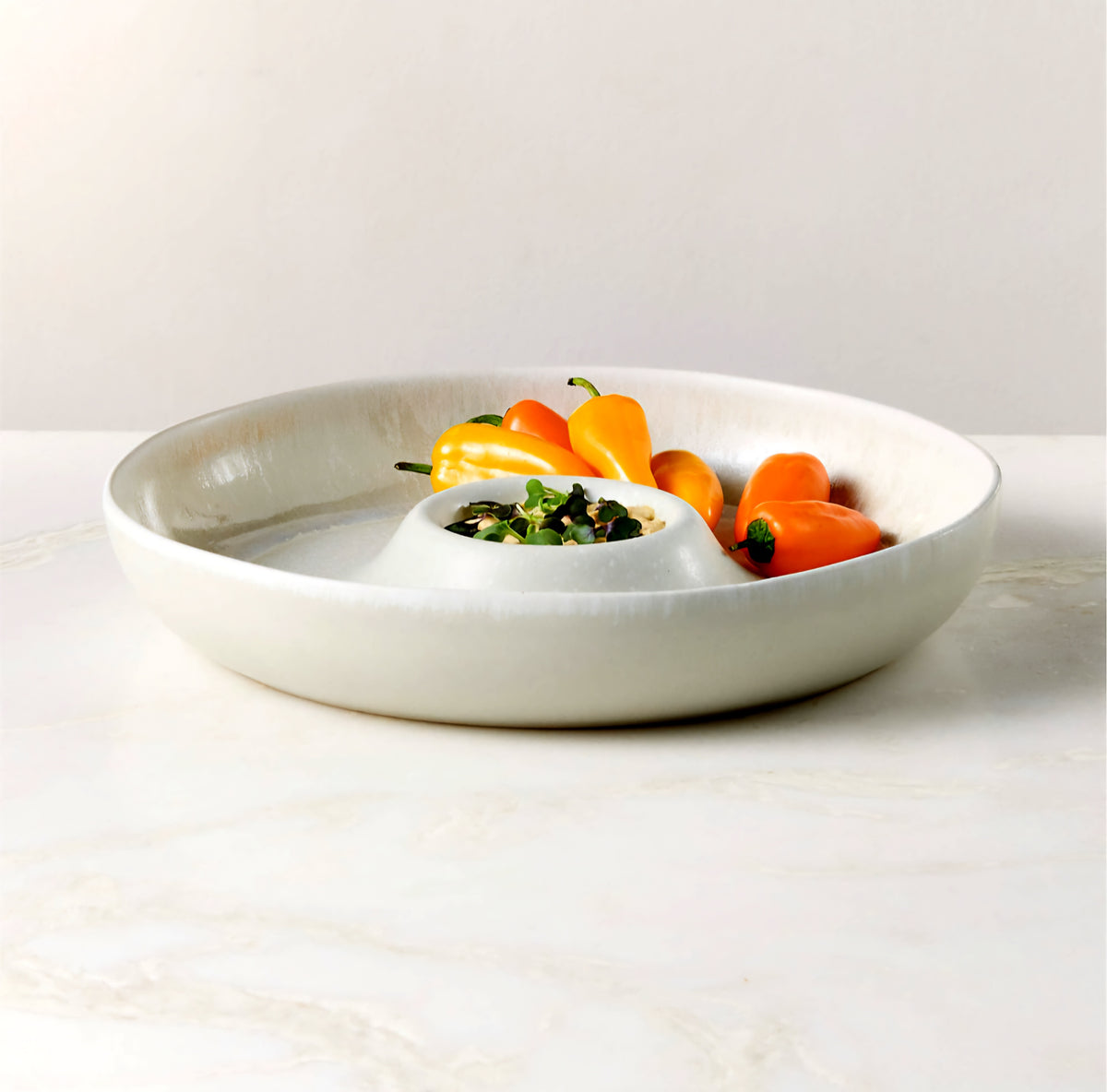 THE ONE × Drift — Ivory Chip and Dip Bowl