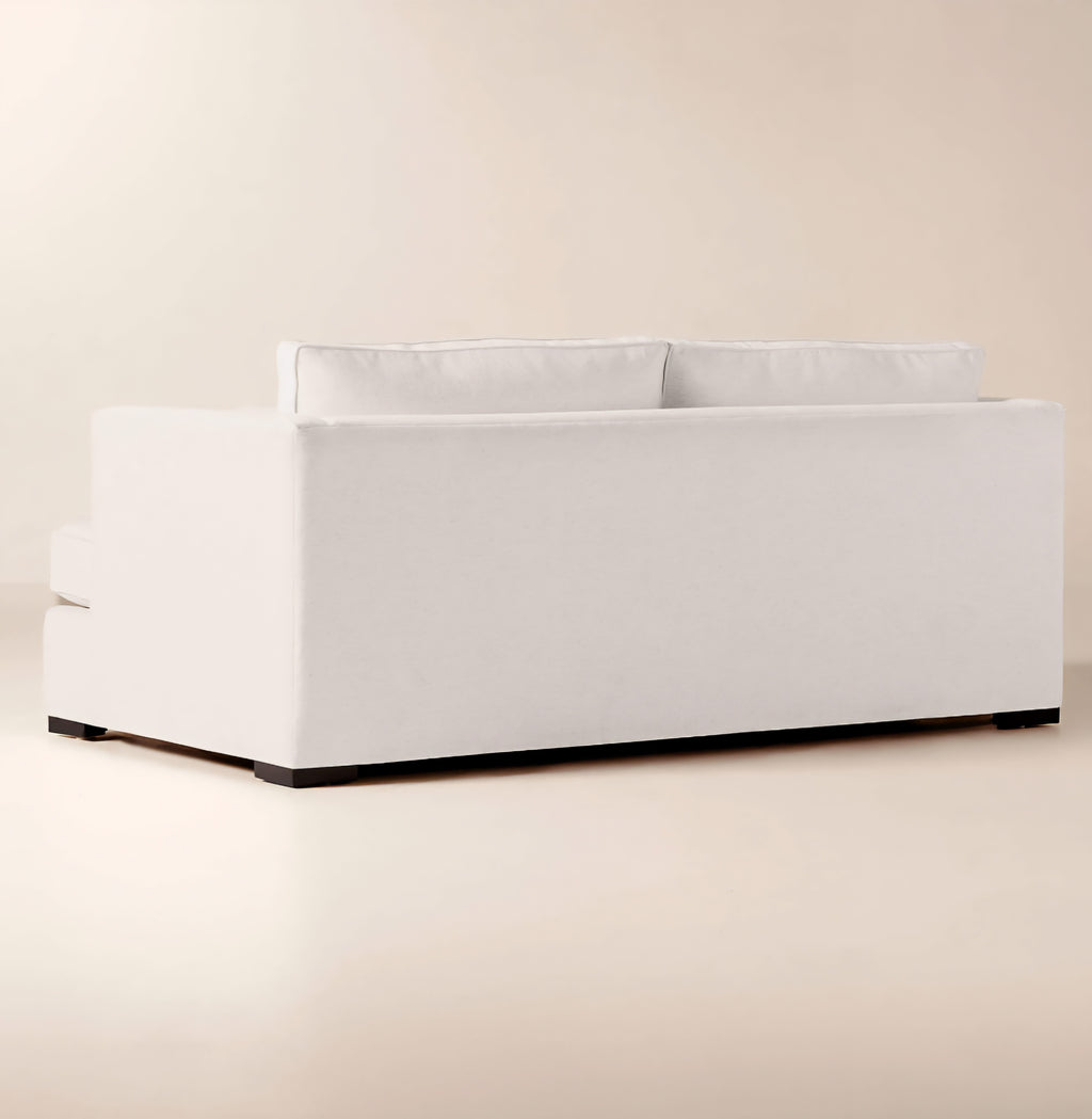THE ONE × Eastman — White Performance Fabric Sofa