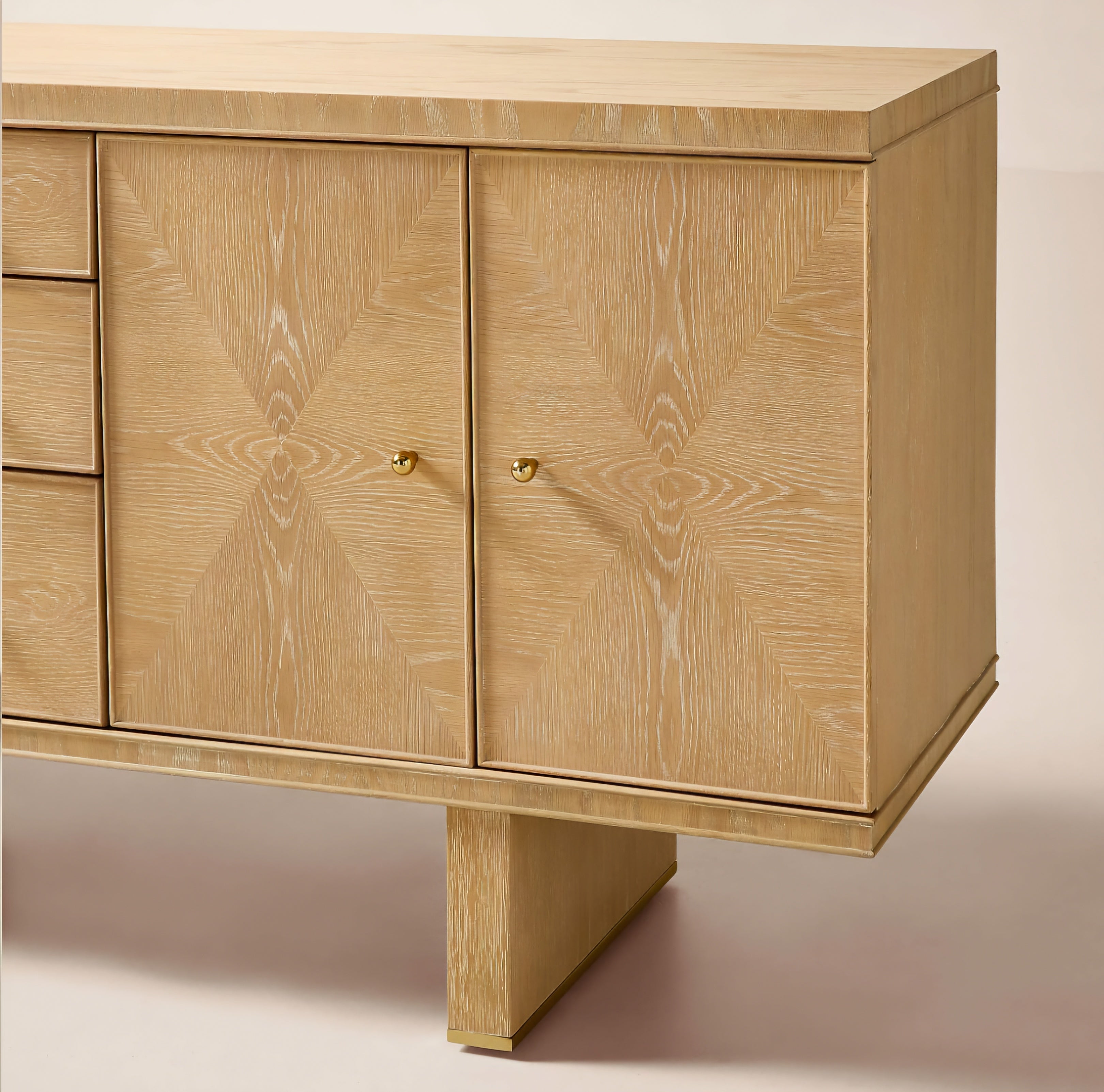 THE ONE × Tribeca — White Oak Credenza