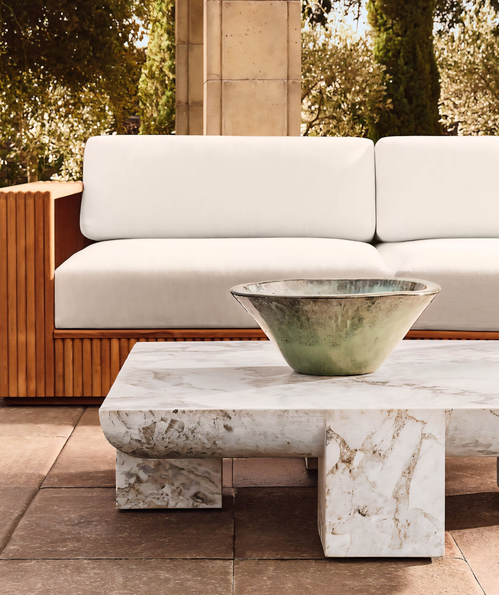 THE ONE × Topia — Teak Outdoor Sectional Collection