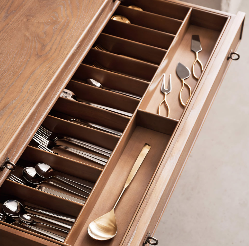 THE ONE × Valleta — Gold Cheese Knives Set of 3