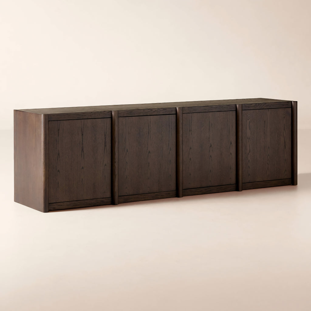 THE ONE × Macron — Oak Media Console