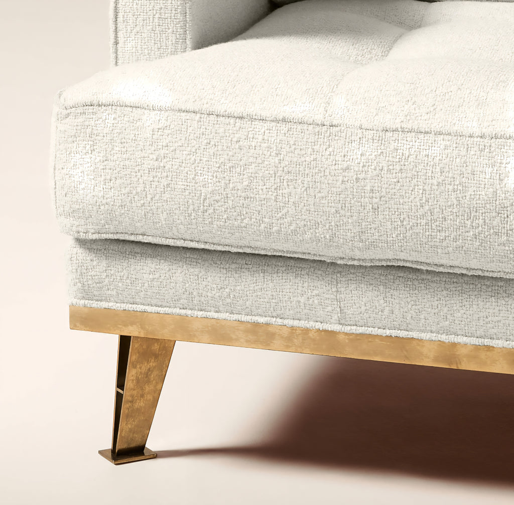 THE ONE × Itero — Off White Performance Fabric Sofa