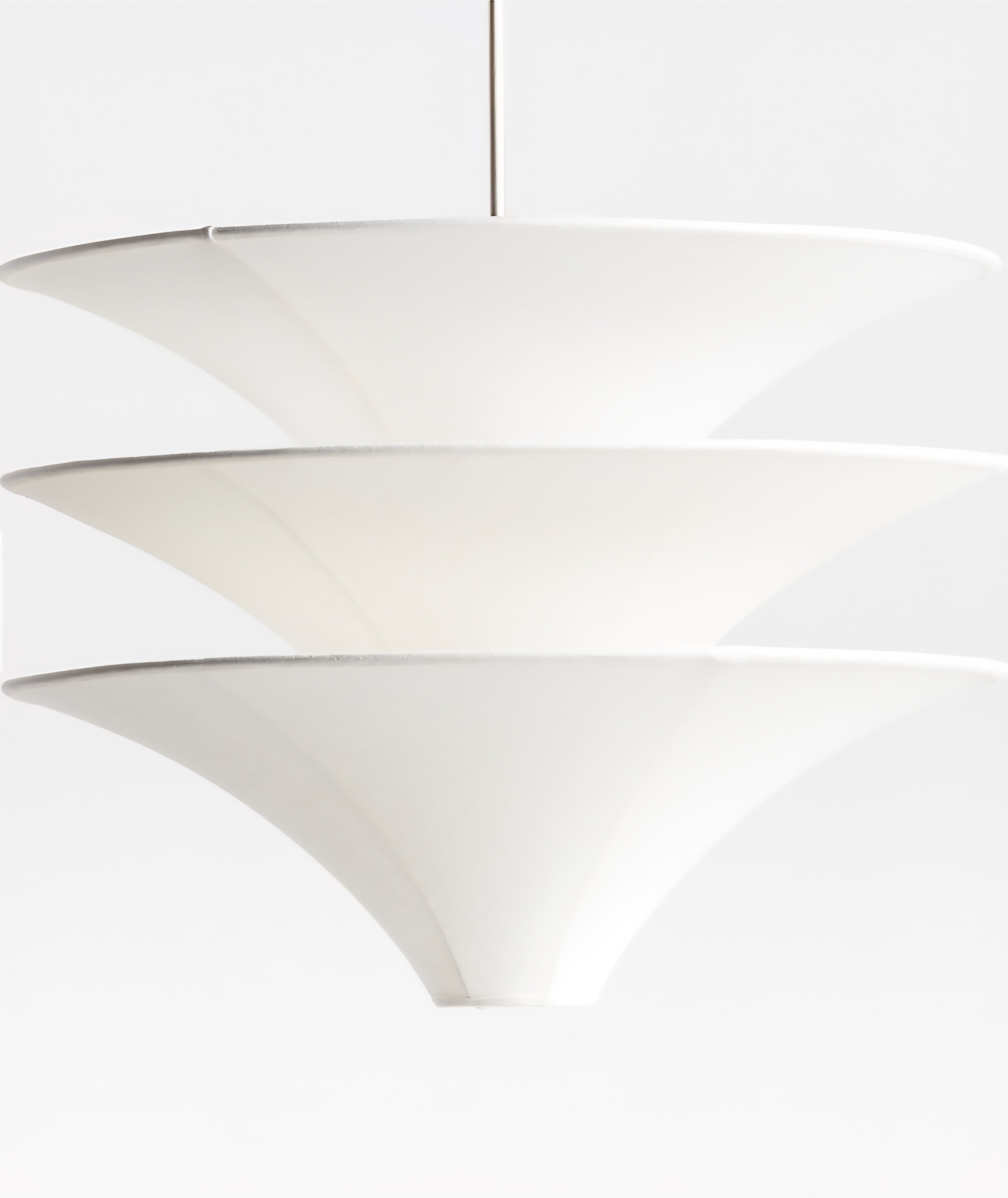 THE ONE × Trésor — Three‑Tiered Fabric Pendant Light