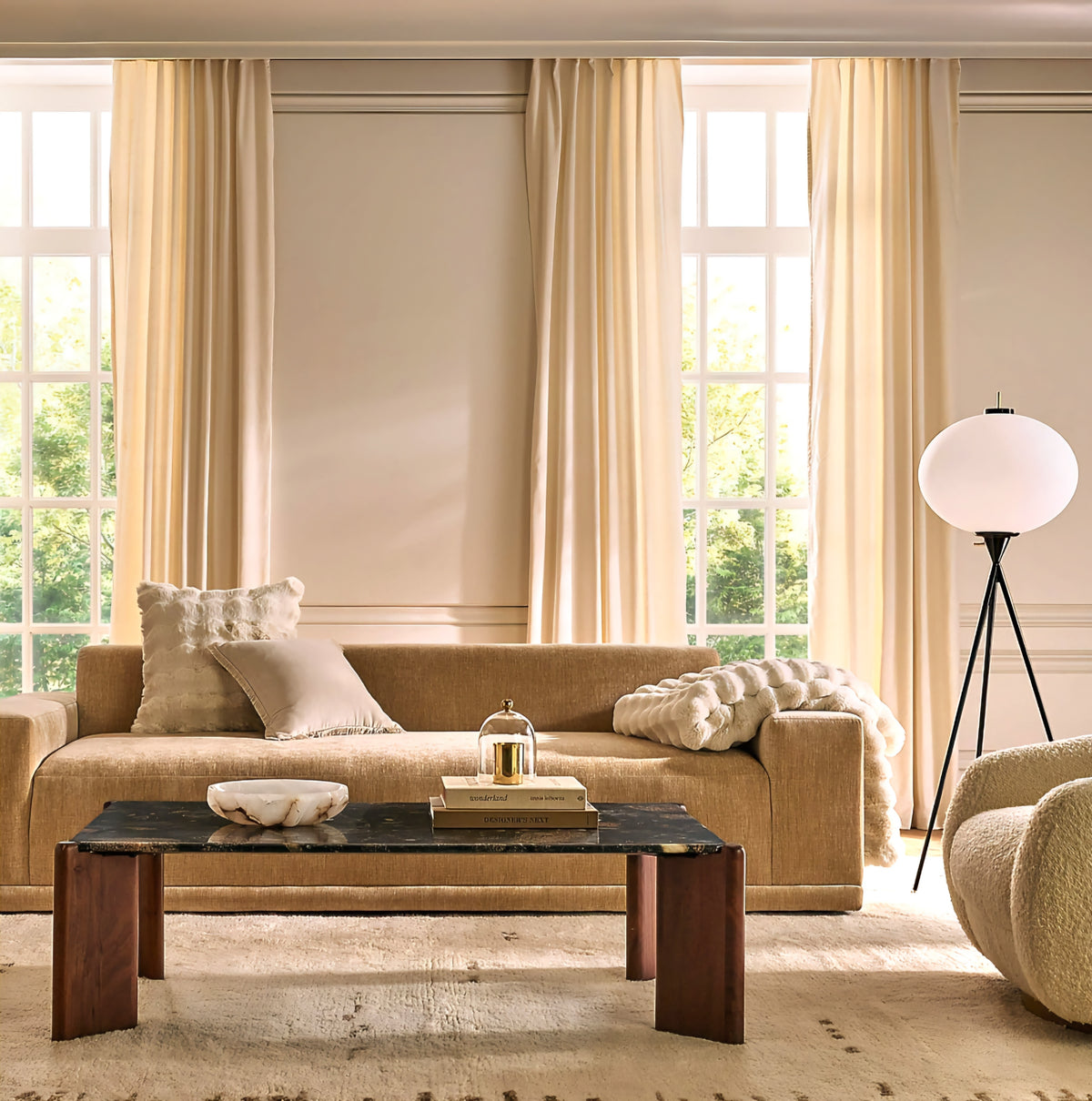 THE ONE × Montaigne — Black Tripod Floor Lamp