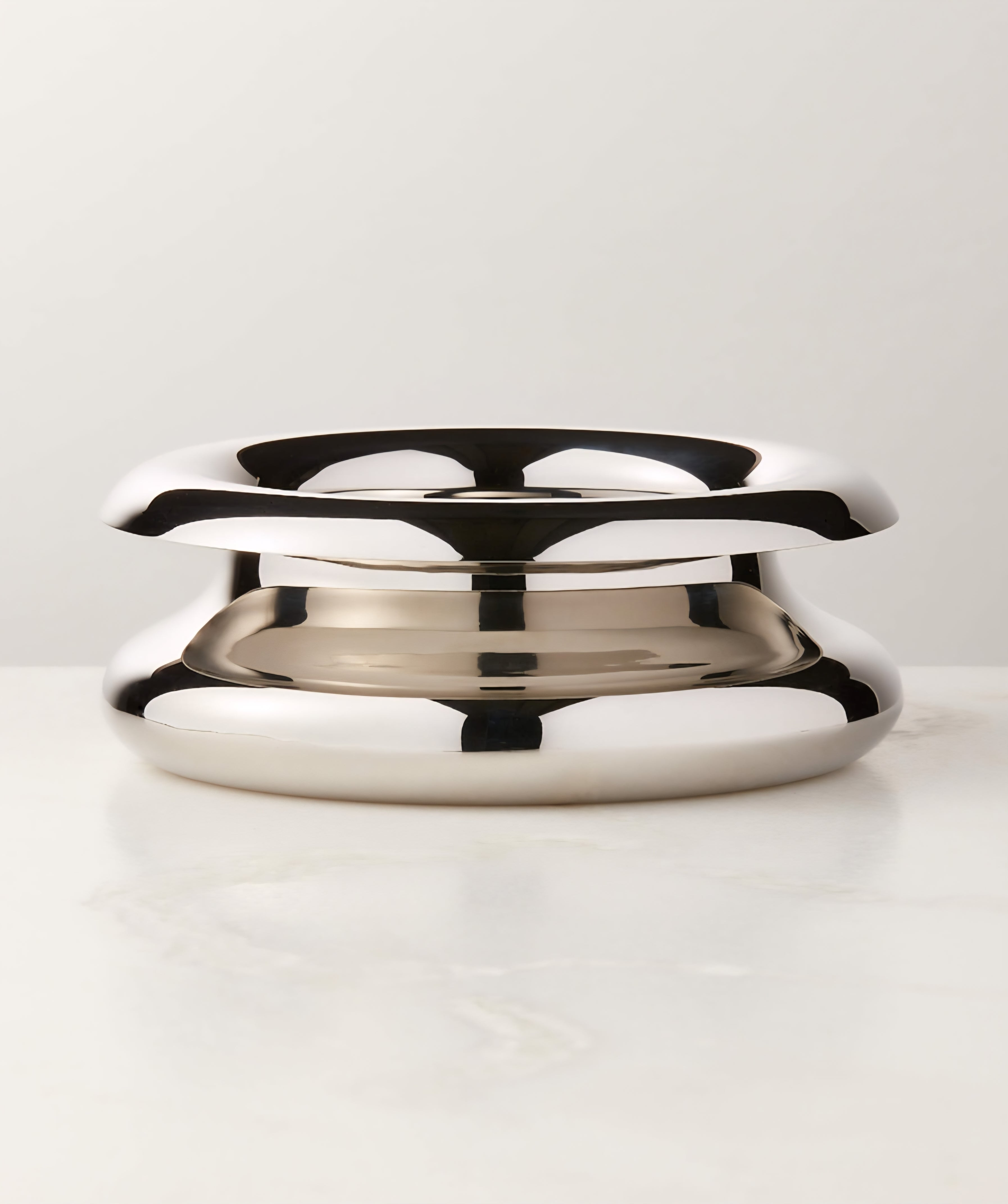 THE ONE × Piero — Polished Stainless Steel Serving Bowl