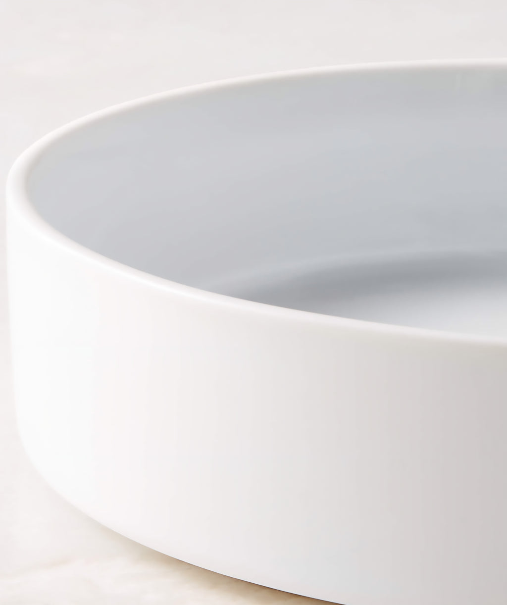 THE ONE × Frank — 3-Piece White Dinnerware Set with Pasta Bowl