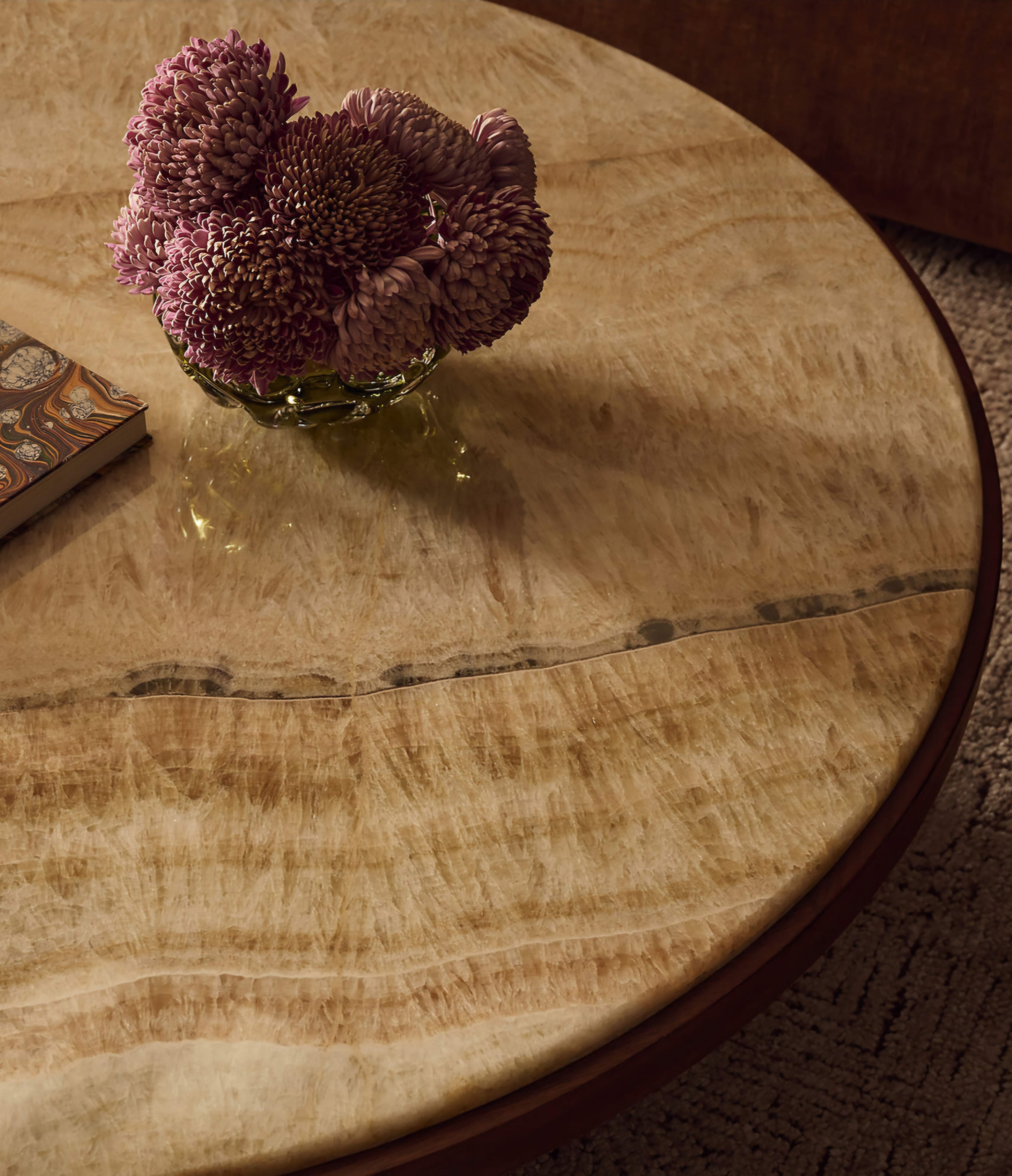 THE ONE × Rio — Onyx and Walnut Coffee Table
