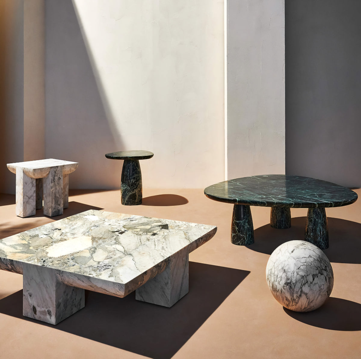 THE ONE × Marlo — Marble Side Table