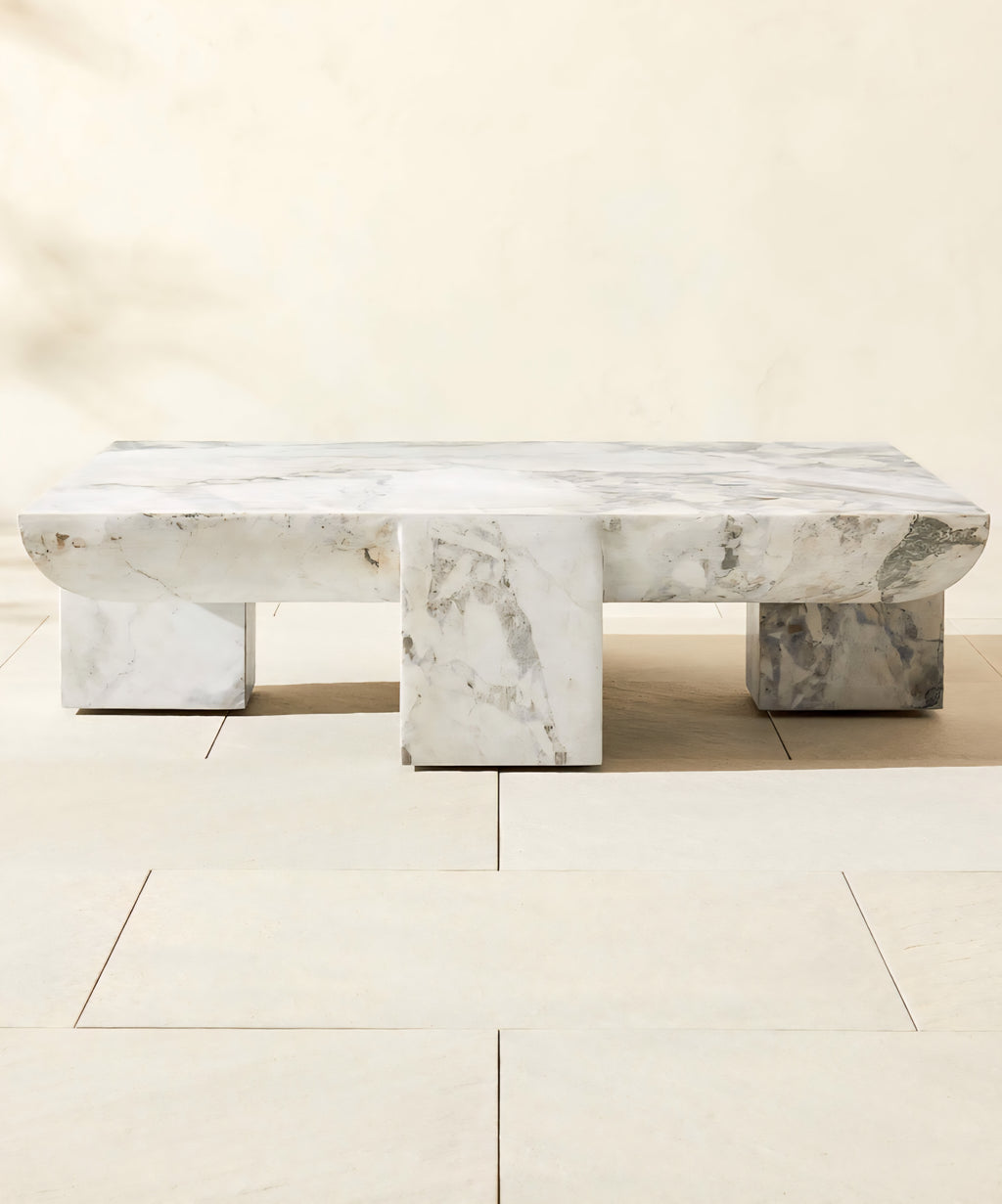 THE ONE × Marlo — Marble Coffee Table