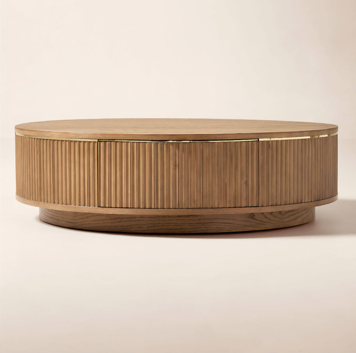 THE ONE × Davison — Fluted Oak Coffee Tables