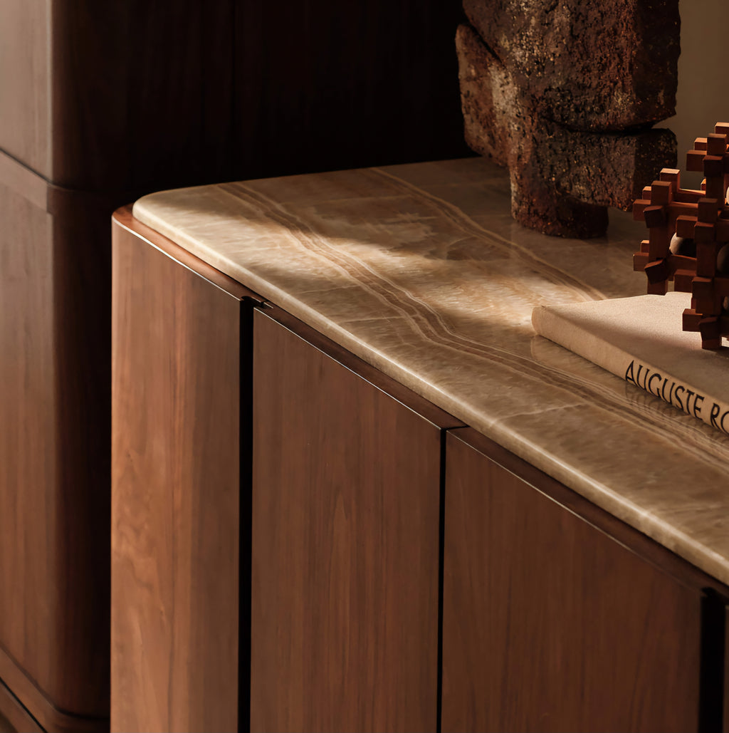 THE ONE × Rio — Onyx and Walnut Media Console