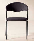 THE ONE × Damato — Mink Velvet Dining Chair