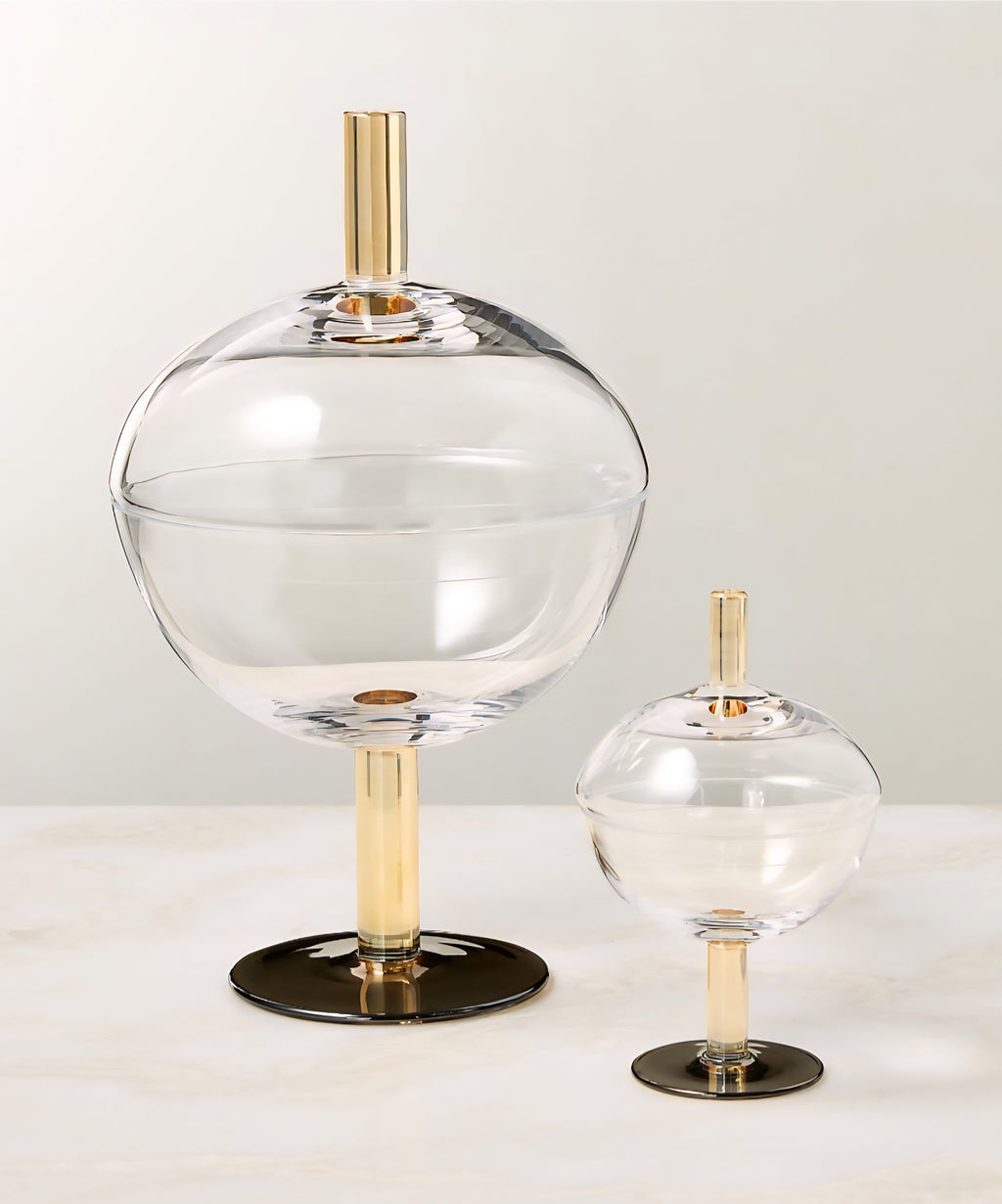 THE ONE × Gianna — Glass Dishes with Lids (Set of 2)
