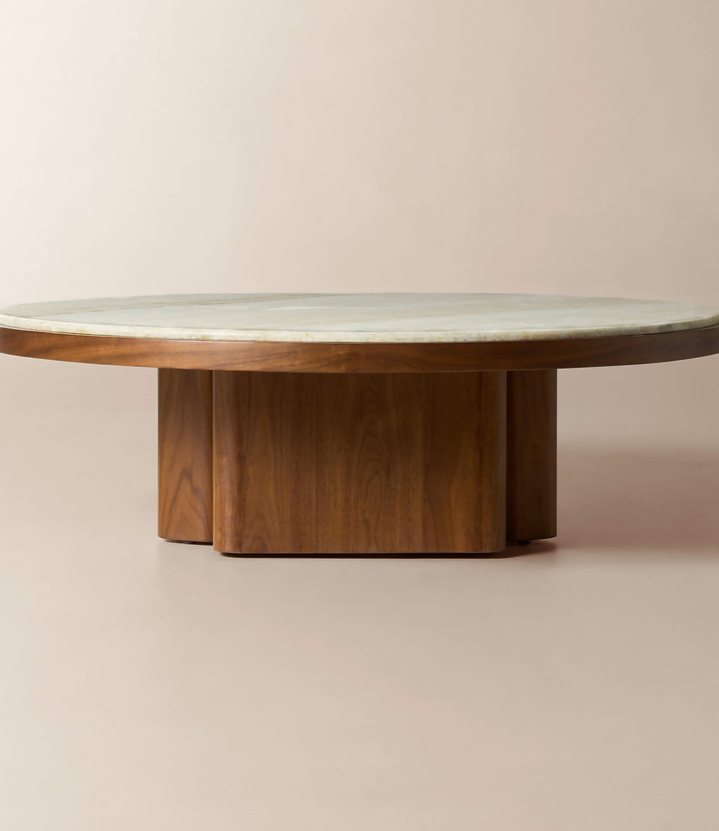 THE ONE × Rio — Onyx and Walnut Coffee Table