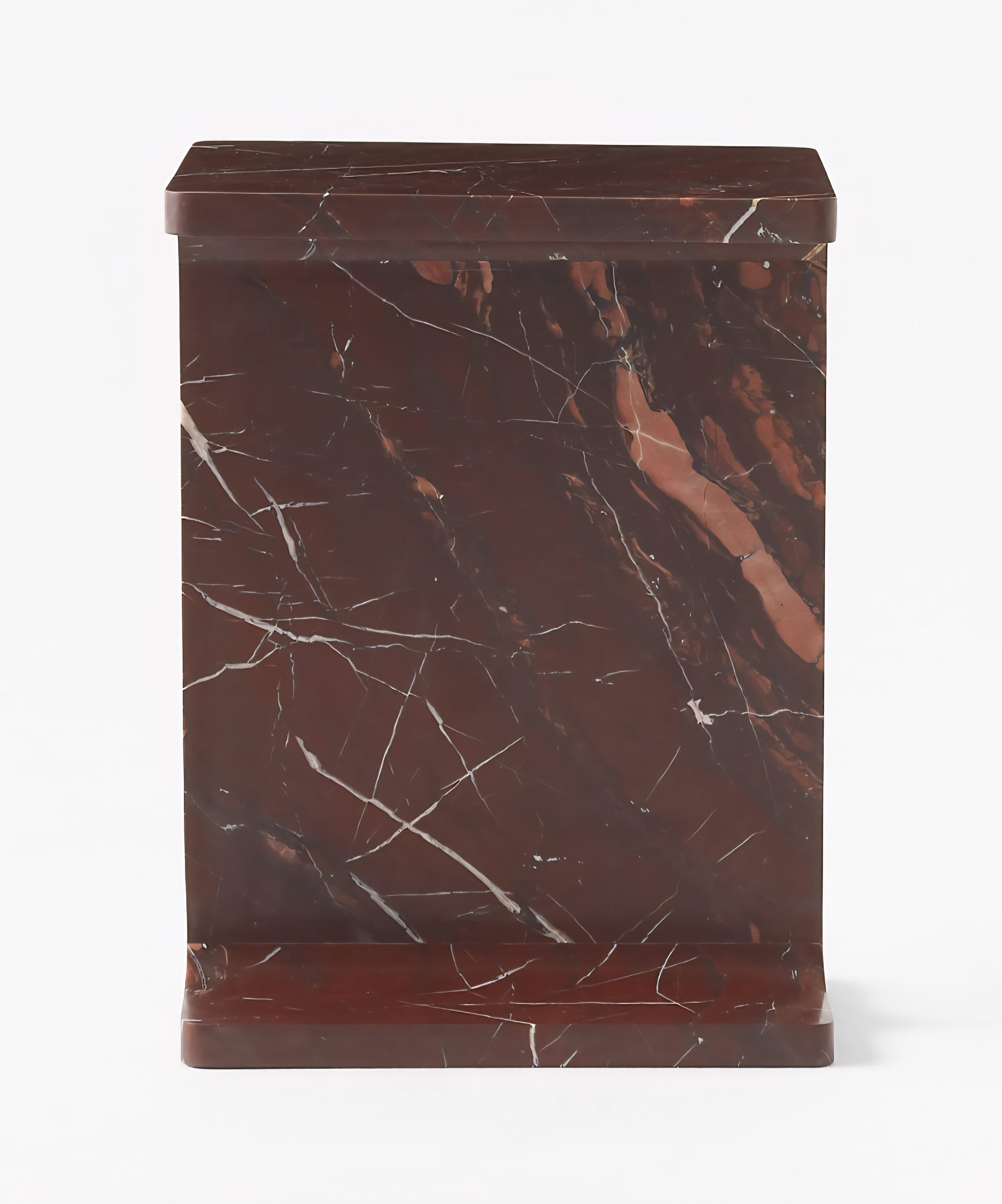 THE ONE × Ciccio — Red Marble Side Table