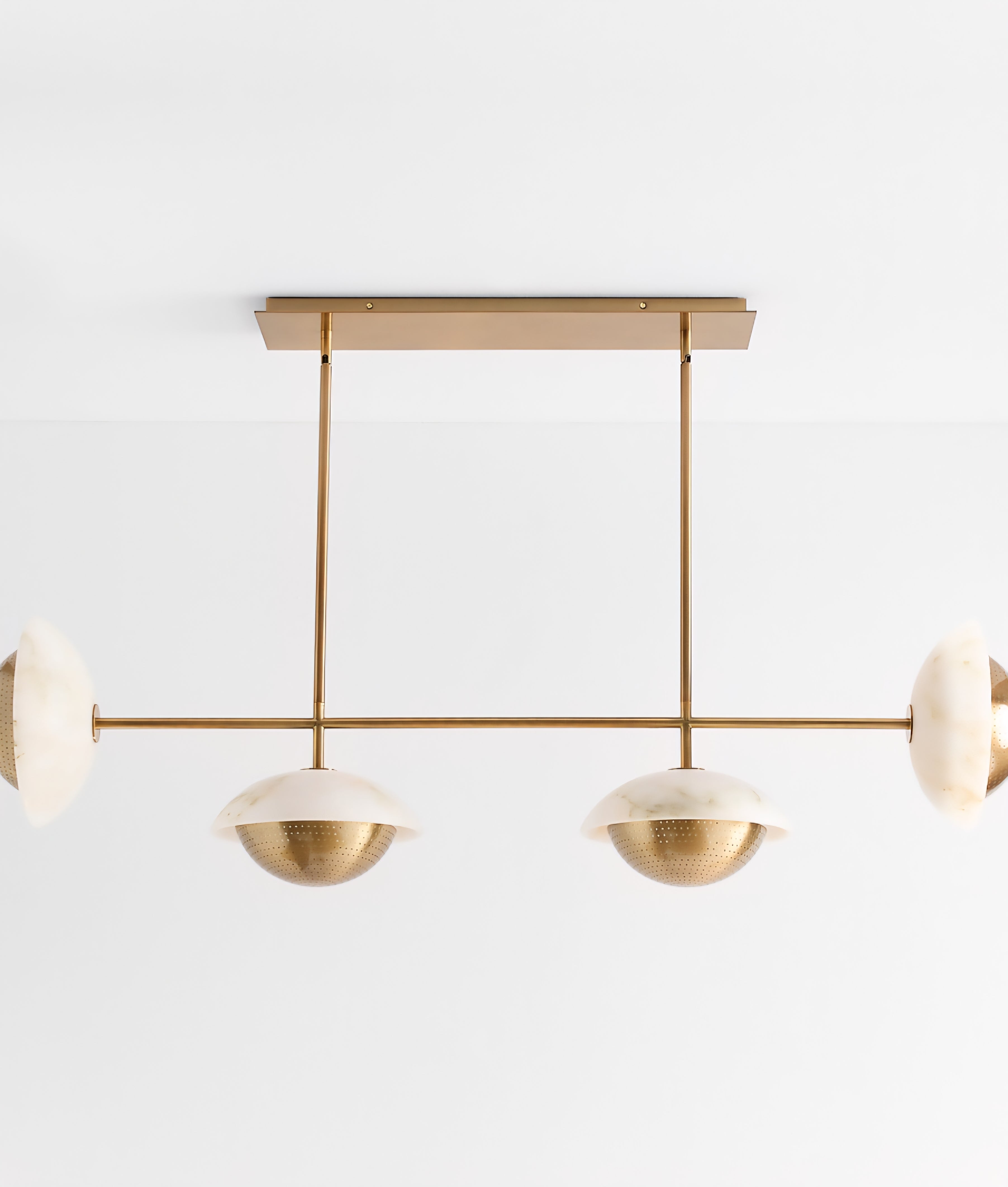 THE ONE × Solstice — Alabaster Chandelier (53.4")
