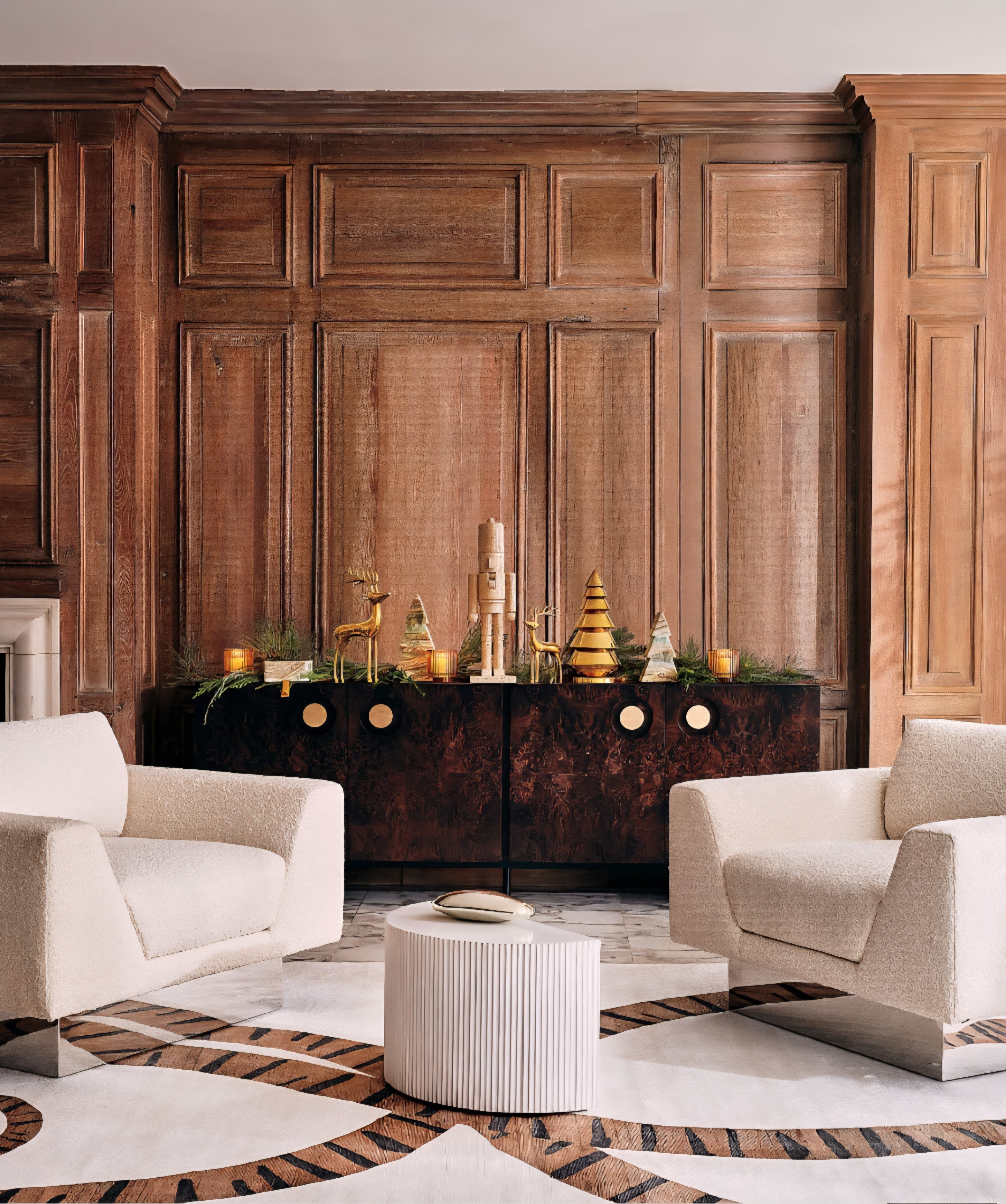 THE ONE × Carbon — Burl Wood Media Console (82")