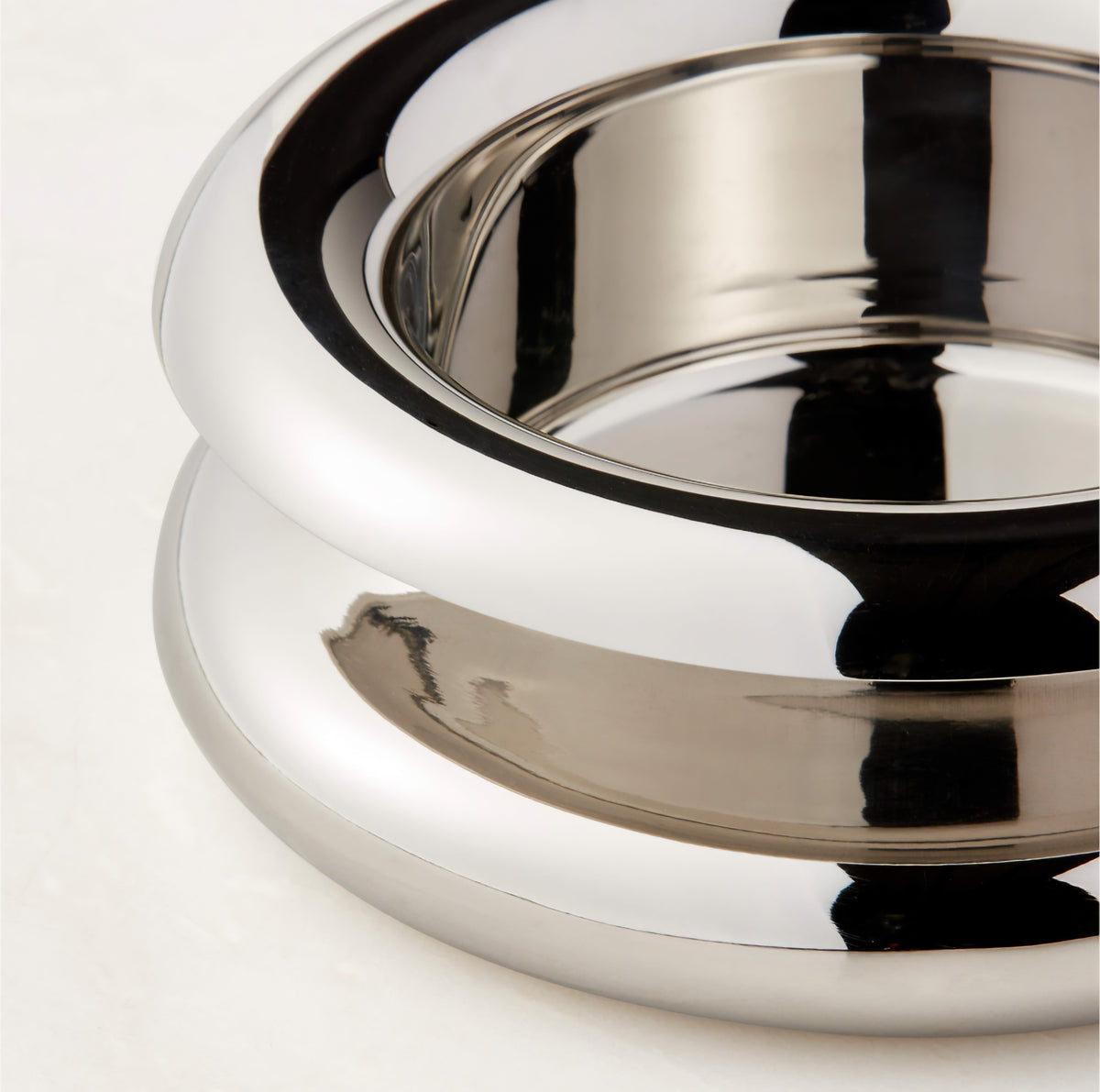 THE ONE × Piero — Polished Stainless Steel Serving Bowl