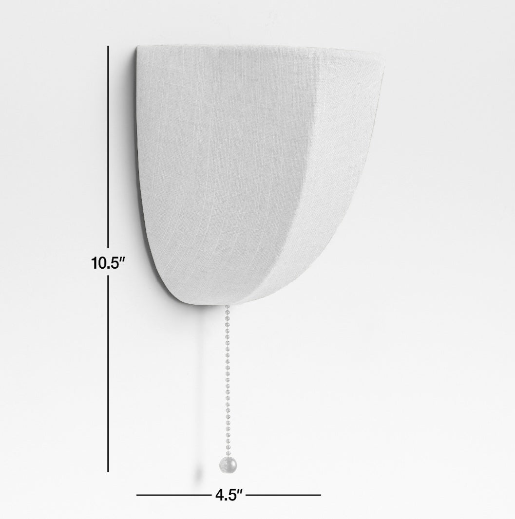 THE ONE × Allegra — Wall Sconce with Linen