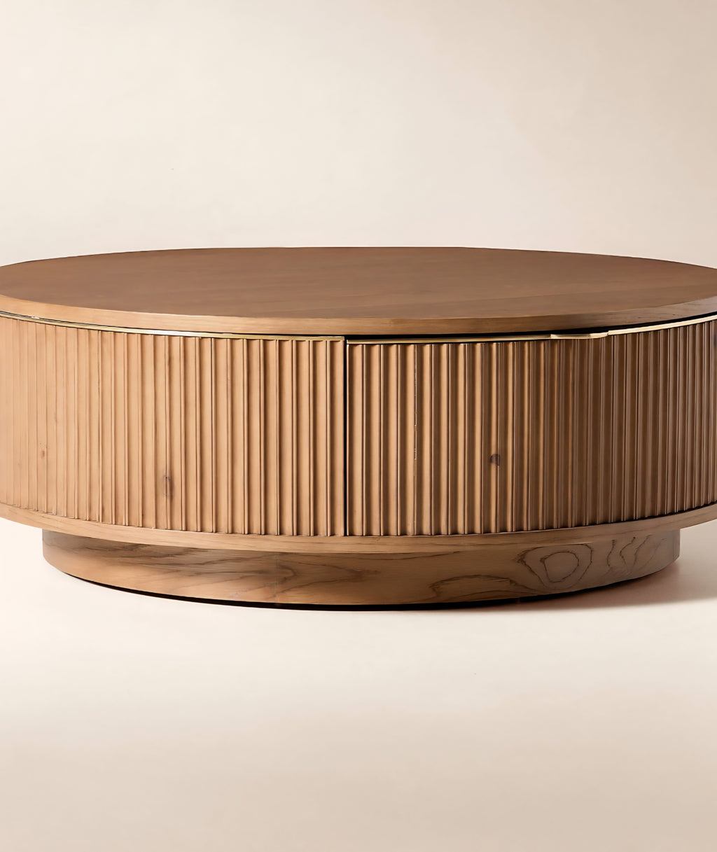 THE ONE × Davison — Fluted Oak Coffee Tables