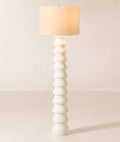 THE ONE × Sequence — White Plaster Floor Lamp