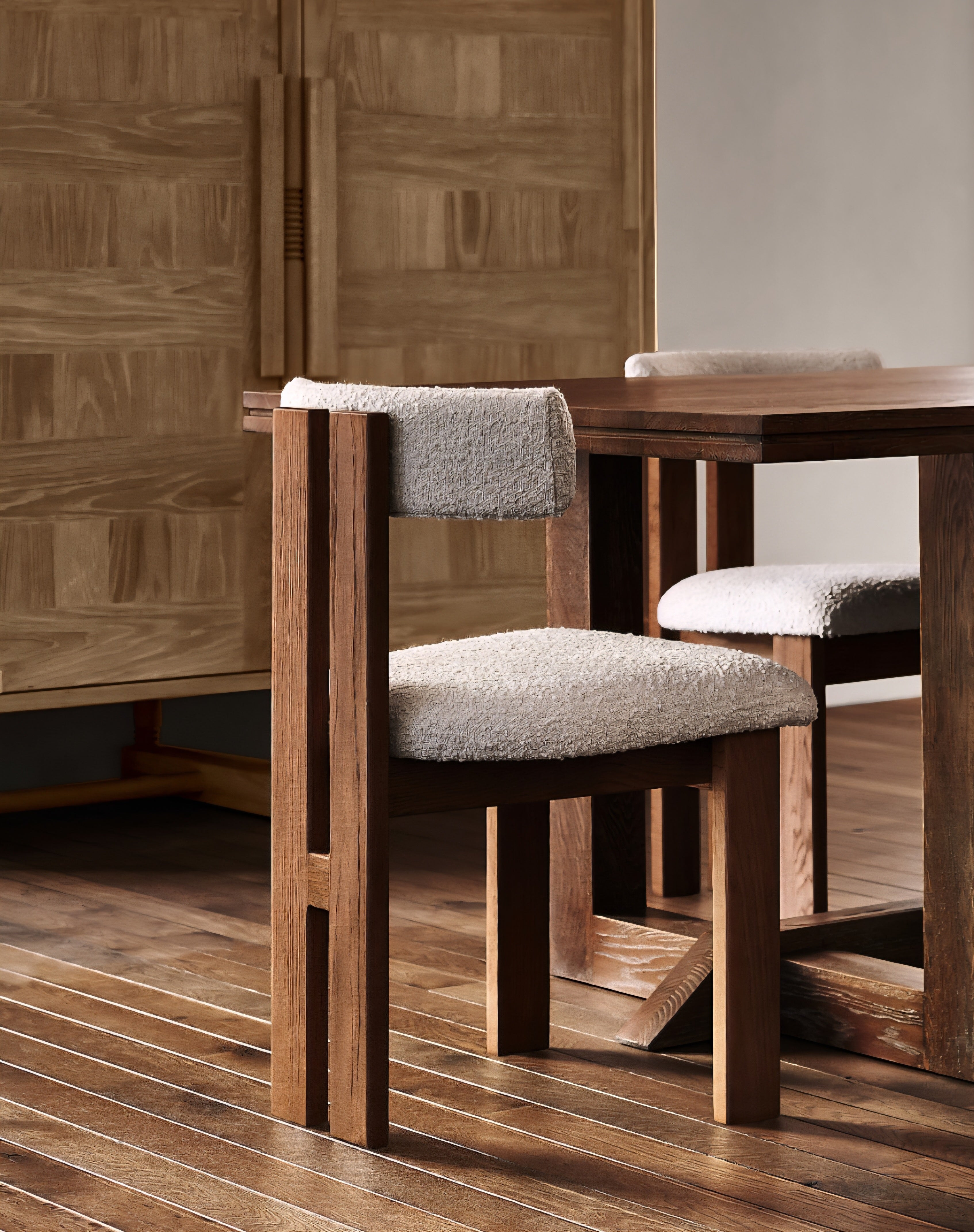 THE ONE × Ceremonie — Boucle Dining Chair
