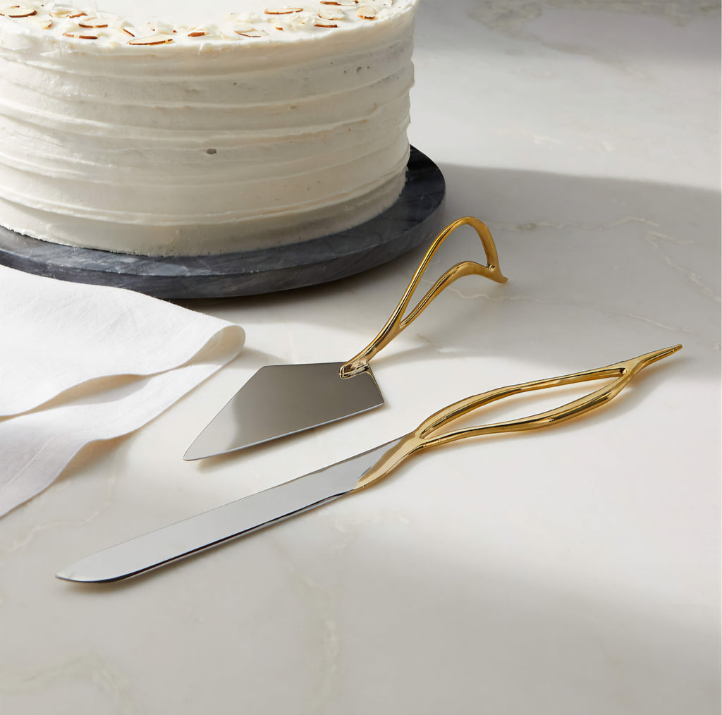 THE ONE × Valleta — Gold Cake Servers Set of 2