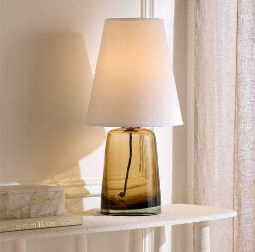 THE ONE × Arie — Amber Glass Table Lamp