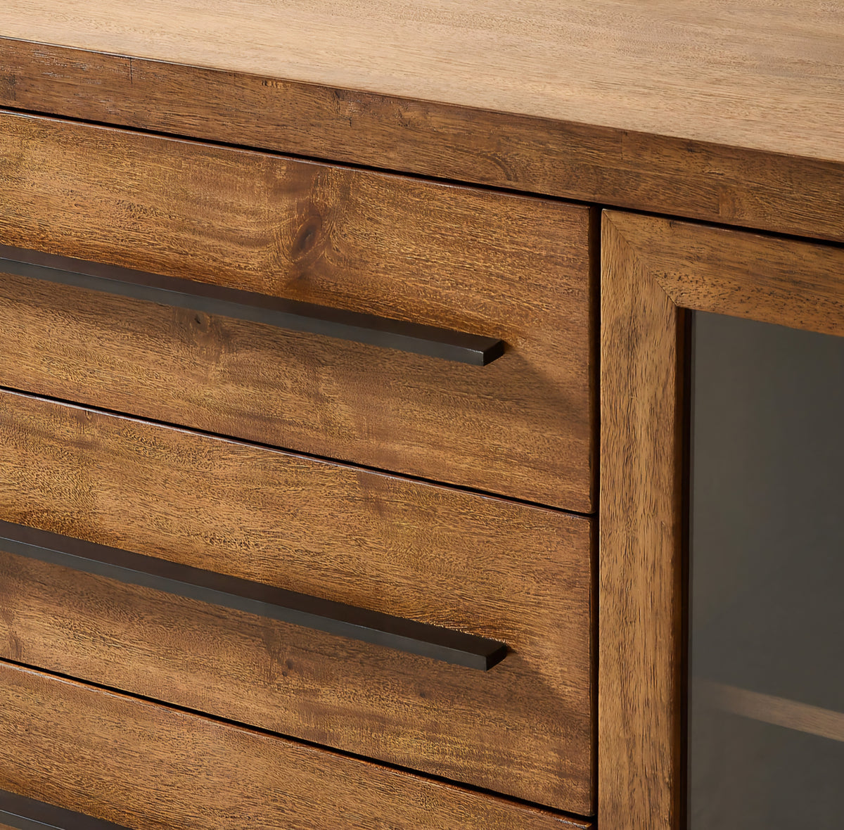 THE ONE × Truman — Acacia Wood Credenza with Drawers