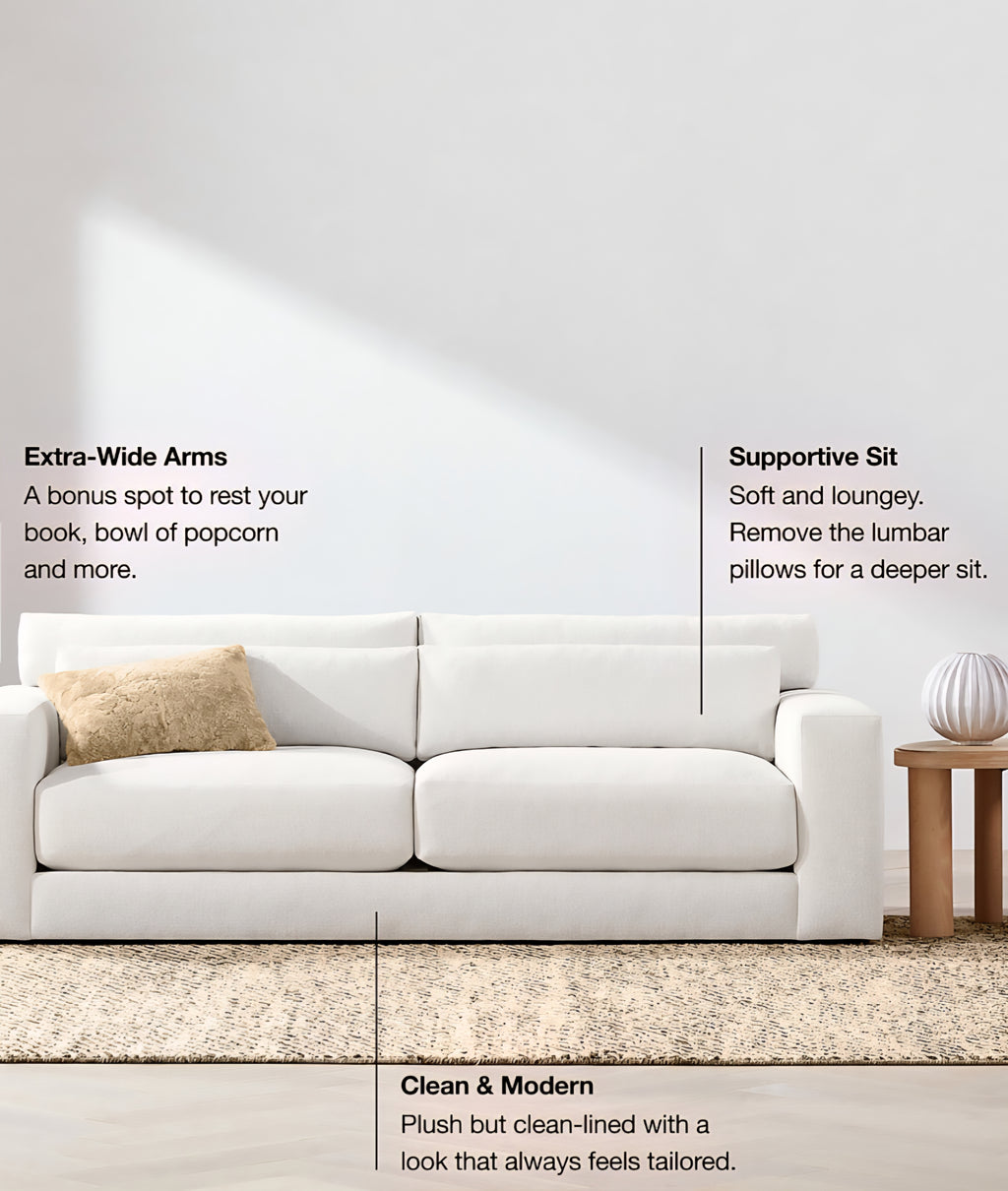 THE ONE × Retreat — L‑Shaped Sectional Sofa
